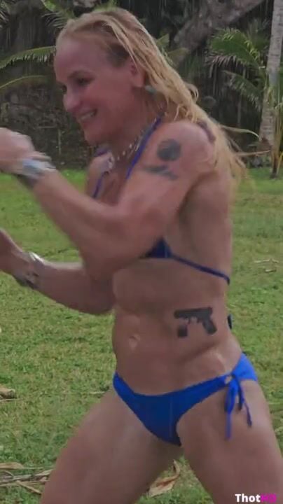 Valentina Shevchenko bikini outdoor Leaked Video