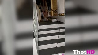 Sienna Sky outdoor bottomless exhibitionism pussy Leaked OF