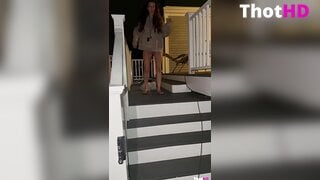 Sienna Sky outdoor bottomless exhibitionism pussy Leaked OF
