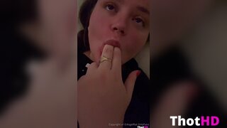 Angelrat96 masturbating fingering panties aside close-up Video