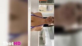 Rubimya bathroom feet bikini close-up OF Leak