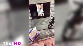 Amouranth nude close-up from below bg sex OF Leak