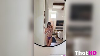 Natalie Roush mirror topless ass couch OnlyFans