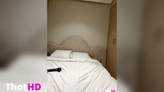 Ahlam7578 mouth mask on bed lingerie Big Tits OF Video