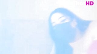 Ahlam7578 mouth mask Big Tits cleavage close-up OF Video