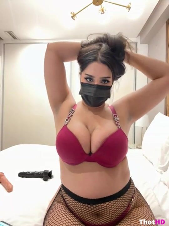 Ahlam7578 mouth mask cleavage Big Tits nude Leaked Video