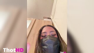 Ahlam7578 mouth mask Big Tits ass cleavage OF Leak