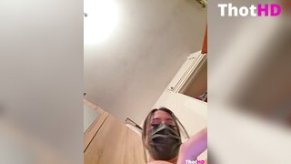 Ahlam7578 mouth mask cleavage ass Big Tits Leaked OF Video