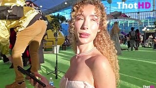 Curlychick outdoor dress Video