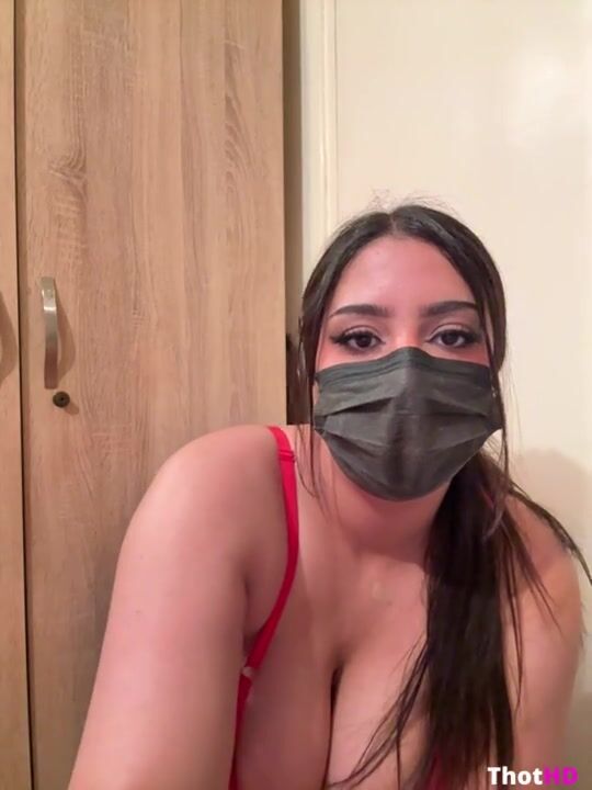 Ahlam7578 mouth mask cleavage Big Tits curvy OnlyFans Leak