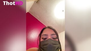 Ahlam7578 mouth mask cleavage nude Dildo Video