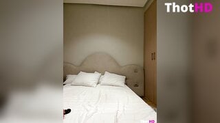 Ahlam7578 mouth mask Big Tits cleavage on bed Video