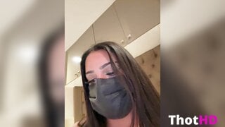 Ahlam7578 mouth mask Big Tits cleavage fishnet pantyhose Video