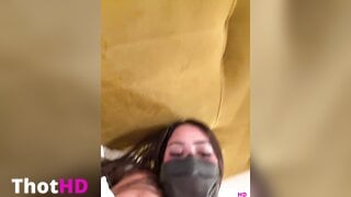 Ahlam7578 mouth mask cleavage Big Tits bottomless OF Video