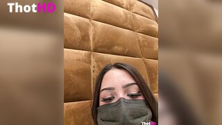Ahlam7578 mouth mask nude on bed on all fours Leaked Video