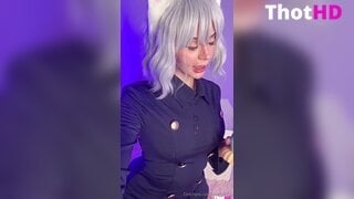 Athenakami Dildo cat ears tongue out OnlyFans Leak