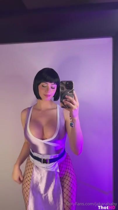 Jakarababy cleavage fishnet pantyhose Big Tits mirror Video