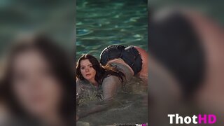 Jakarababy denim shorts ass pool see-through OF Video