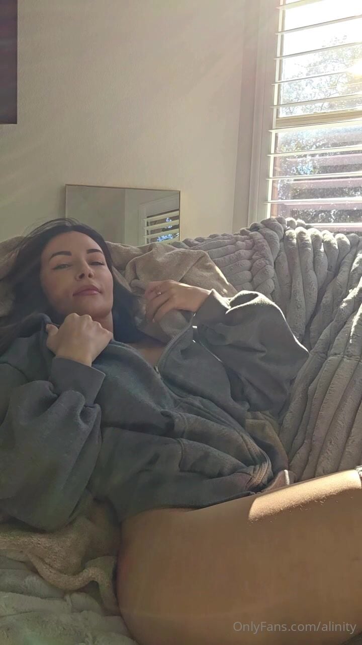 Alinity thighhighs bottomless couch Leaked OF