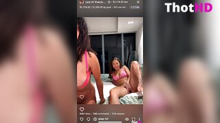 Miasorety masturbating pussy from behind bottomless NSFW Video
