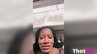 Yanithebodyvip cleavage bikini poolside outdoor Video Leak