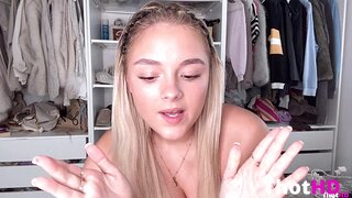 Brooke Marsden bikini lingerie downblouse Hanging Tits OF Video