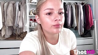 Brooke Marsden bikini see-through cleavage lingerie OF