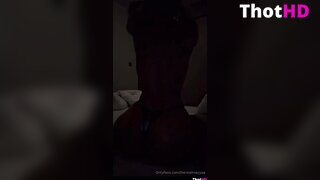 Therealmayyaa spread legs from behind topless OF