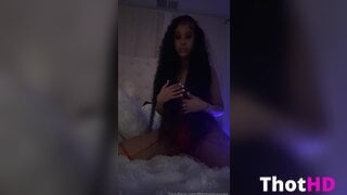 Therealmayyaa Big Tits spread legs leotard dress NSFW Video