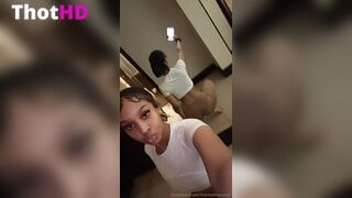 Therealmayyaa bottomless ass mirror Leaked Video