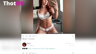 Itsbbykota masturbating lingerie underboob spread legs OF Leak