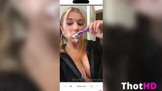 Breckie Hill cleavage Big Tits OF