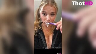 Breckie Hill cleavage Big Tits OF