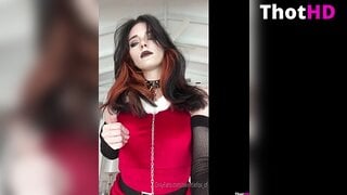 Sweetie Fox leotard fishnet pantyhose from below knee boots Leaked OF Video
