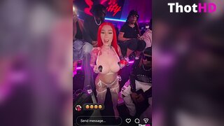 Danielle Bregoli bikini Big Tits thighhighs pasties Leaked OnlyFans