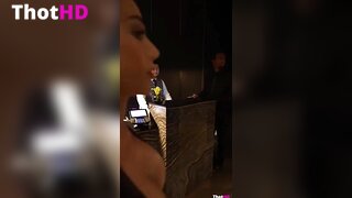 Bhad Bhabie Big Tits cleavage dress Video