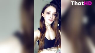 Dainty Wilder choker cleavage Leaked OF Video