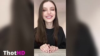 Dainty Wilder bottomless topless nipple piercing pussy Video
