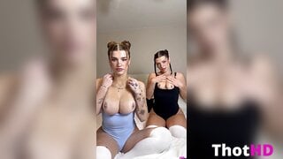 Arikytsya thighhighs leotard Big Tits on bed Leaked OF Video