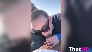 Michabubbles blowjob bg sex outdoor beach NSFW Video