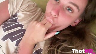 Michabubbles69 close-up masturbating pubic hair pussy OF