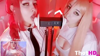 Lyrica tongue cleavage NSFW Video