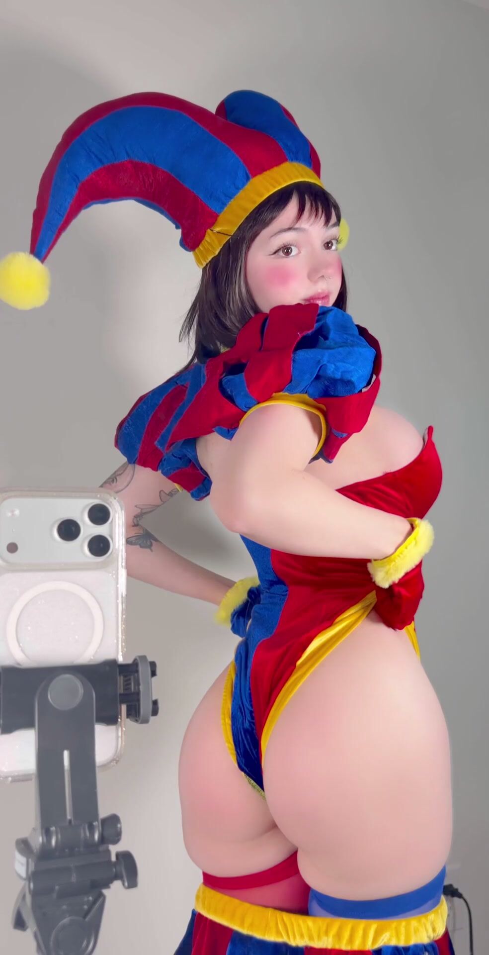 Miamiaof thighhighs leotard ass Tits out OF Leak