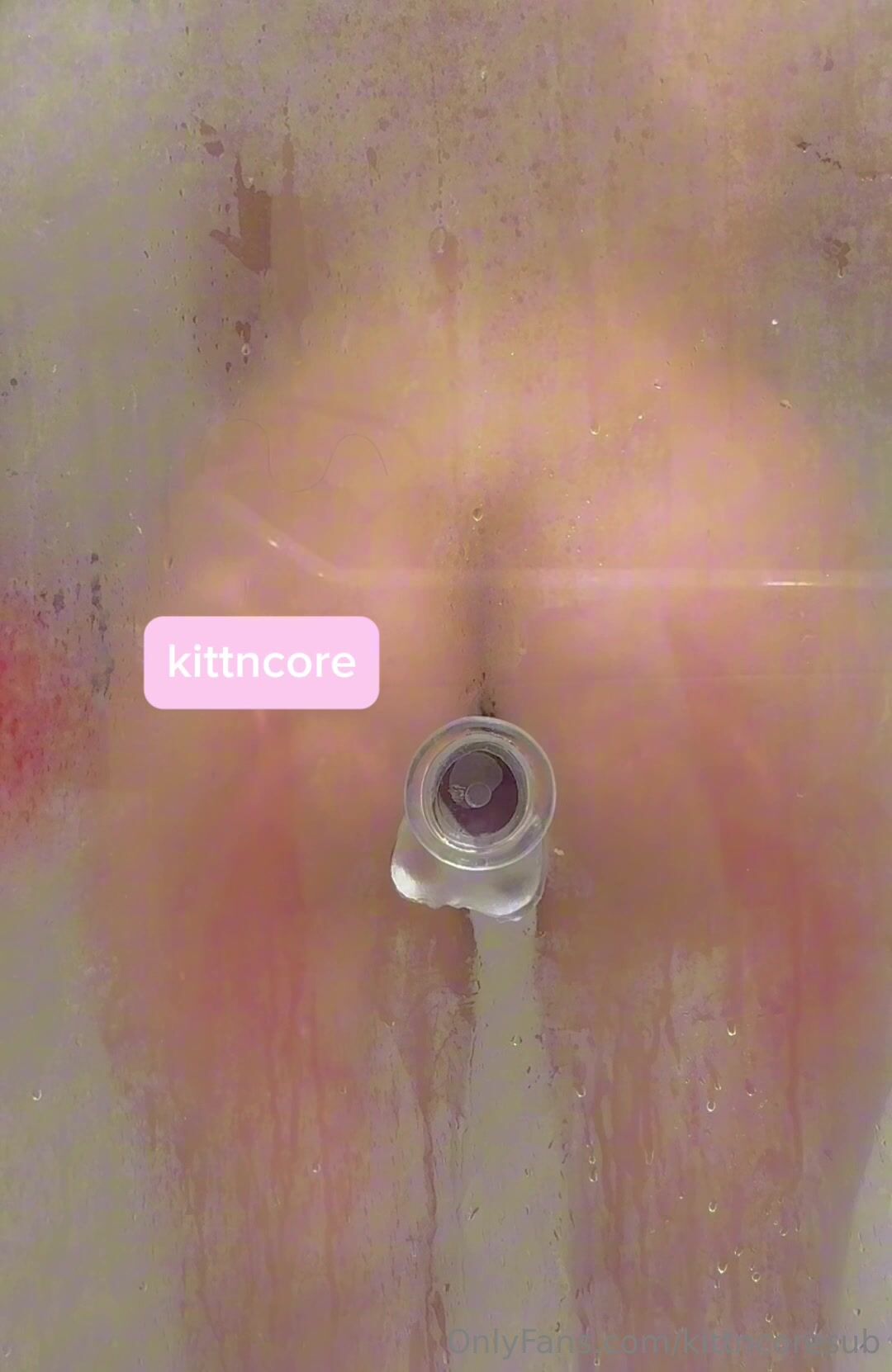 Kittncoresub nude showering close-up wet OnlyFans