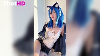 Littlething_88 cat ears short shorts nipslip One Tit Out OnlyFans Leak
