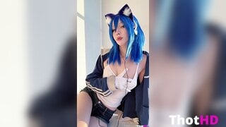 Littlething_88 cat ears short shorts nipslip One Tit Out OnlyFans Leak