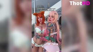 Lilmilk thighhighs Big Tits cleavage bikini OnlyFans Leak