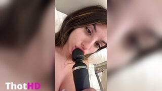Bufalika nude blowjob vibrator OF Video