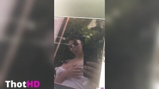 Ika_dauria nude wet bathing OF Video