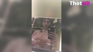 Ika_dauria nude wet bathing OF Video